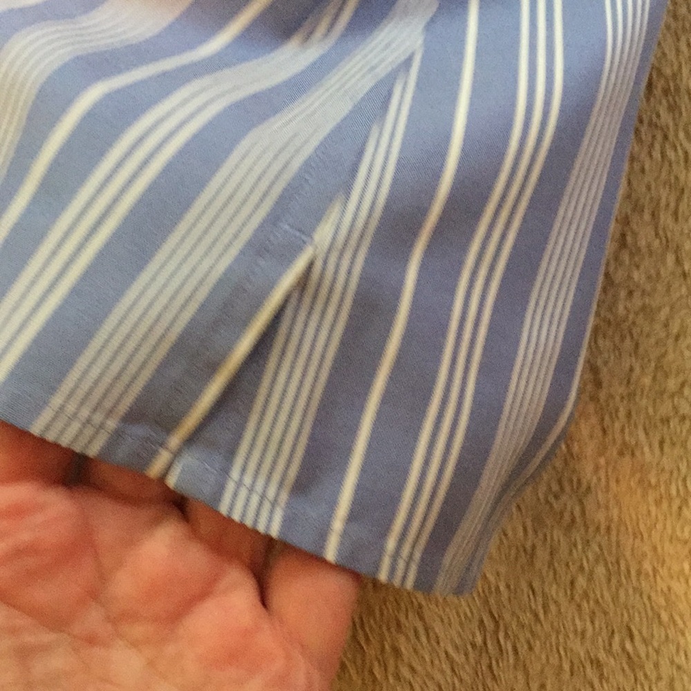 Gold Label westbound woman striped blue blouse 18W - Picture 4 of 5